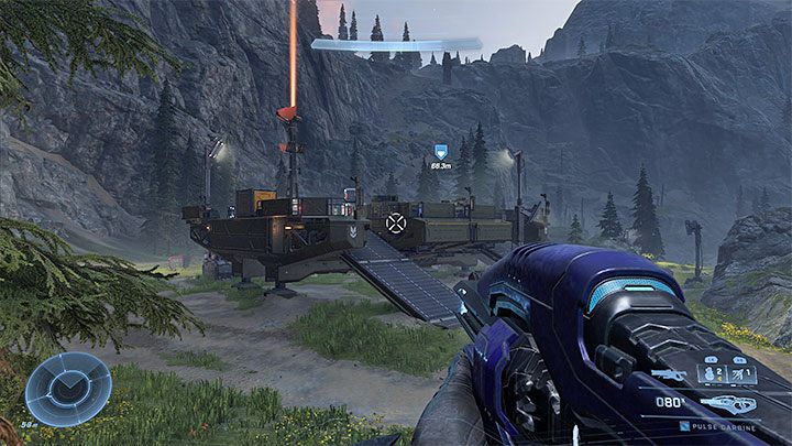 Die Karte ist sehr hilfreich beim Erkunden der verfügbaren Gebiete, da sie immer die Orte verfolgt, die Sie besuchen können - Halo Infinite: Open world - wie kann ich sie freischalten?  - FAQ - Halo Infinite Guide