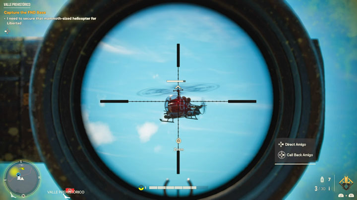 Sie können ein Scharfschützengewehr verwenden, um den Hubschrauberpiloten zu erschießen - Far Cry 6: Helicopters - wie kann man zerstören?  - FAQ - Far Cry 6-Leitfaden