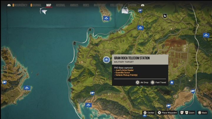 Sie werden auf 7 FND-Stützpunkte in der Region El Este stoßen – Far Cry 6: El Este – alle Sammlerstücke und Geheimnisse, Liste – Weltatlas – Far Cry 6 Guide