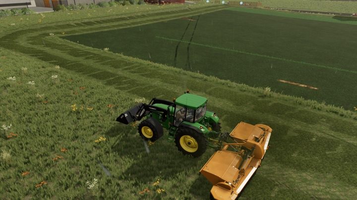 Sie können Gras von überall auf Ihrem Grundstück pflücken - aber Sie können es nicht von jemand anderem pflücken - Landwirtschafts-Simulator 22: Gras säen und mähen - Gras, Heu und Silage - Landwirtschafts-Simulator 22-Leitfaden
