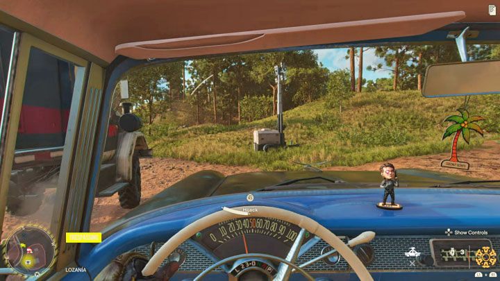 Bevor Sie anfangen, einen LKW anzugreifen, holen Sie sich ein relativ schnelles Fahrzeug aus der Garage oder stehlen Sie es – Far Cry 6: Finders Keeepers Trophy – wie bekomme ich sie?  - Trophäen-Guide – Far Cry 6 Guide
