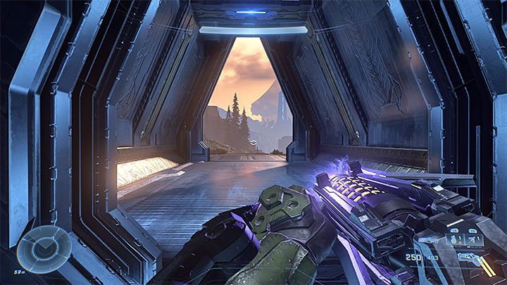 Auf der neuen Etage können Sie Vorräte sammeln und das Photo Lock-Terminal erreichen - Halo Infinite: Repository - Komplettlösung - Hauptmissionen - Halo Infinite Guide