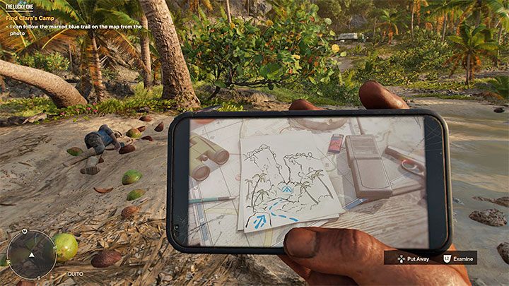 Das Spiel schlägt vor, sich das Foto auf Ihrem Smartphone anzusehen – das, das Sie nach dem Prolog erhalten haben – Far Cry 6: The Lucky One – Walkthrough – Operations – Campaign Prolog – Far Cry 6 Guide