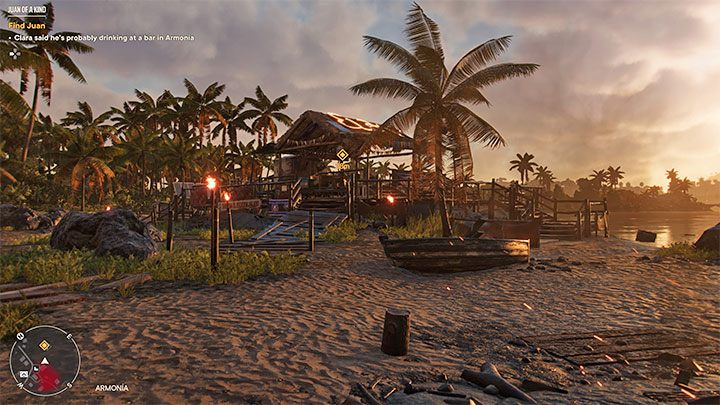 Sie finden Juan an der Bar neben dem Strand – Far Cry 6: Juan of a Kind – Walkthrough – Operations – Prolog – Far Cry 6 Guide