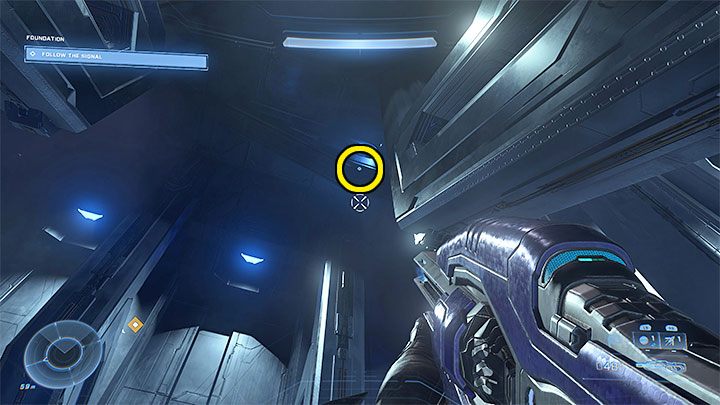 Kümmere dich im nächsten Bereich um die Gegner, aber gehe nicht weiter – Halo Infinite: Cowbell, 2. Schädel (Foundation) – wo zu finden?  - Schädel - Halo Infinite Guide