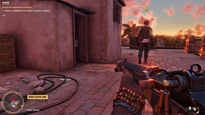 Ihre Hauptaufgabe ist es, den Offizier zu bekommen, da er den Schlüssel in seinem Besitz hat – Far Cry 6: DU or Die – Walkthrough – Operations – Prolog – Far Cry 6 Guide