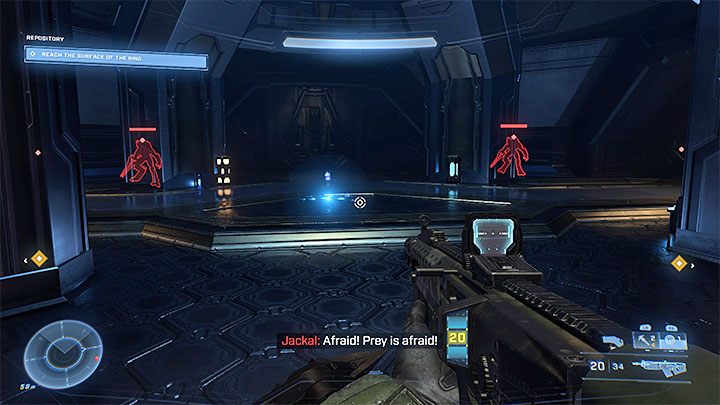 Hüten Sie sich vor getarnten Feinden, die Klingen schwingen – verwenden Sie den Sensor, wenn sie zu viel sind – Halo Infinite: Grunt Birthday Party, 4. Schädel (Repository) – wo zu finden?  - Schädel - Halo Infinite Guide
