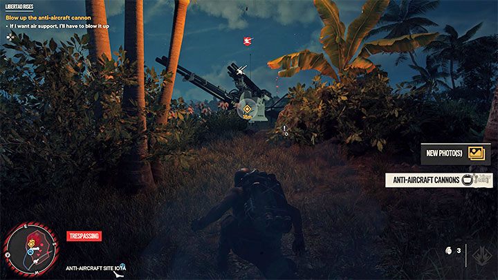Es ist am bequemsten, sich der AA-Kanone von Nordwesten über einen unbewachten Pfad zu nähern, der dort ist – Far Cry 6: Libertad Rises – Komplettlösung – Operationen – Prolog – Far Cry 6 Guide