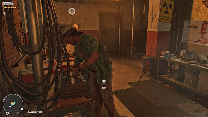 Juan ist in einem der Räume der Rebellenbasis – Far Cry 6: The Guerilla – Walkthrough – Operations – Prolog – Far Cry 6 Guide