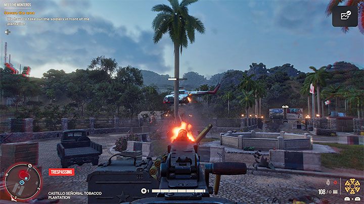 Während des letzten Teils der Schlacht kann sich ein feindlicher Hubschrauber dem Kampf anschließen – Far Cry 6: Treffen Sie die Monteros – Komplettlösung – Operationen – Madrugada – Far Cry 6 Guide