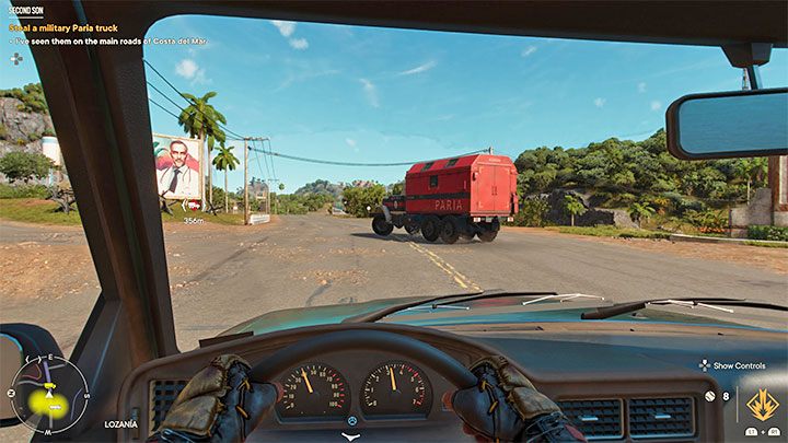 Es ist jedoch wahrscheinlicher, dass Sie auf einen Lastwagen stoßen, der sich durch die Gegend bewegt – Far Cry 6: Second Son – Komplettlösung – Operationen – Madrugada – Far Cry 6 Guide