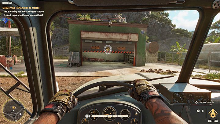 Mit Ihrem neu erworbenen Truck müssen Sie die auf der Karte angegebene Tankstelle erreichen – Far Cry 6: Second Son – Walkthrough – Operations – Madrugada – Far Cry 6 Guide