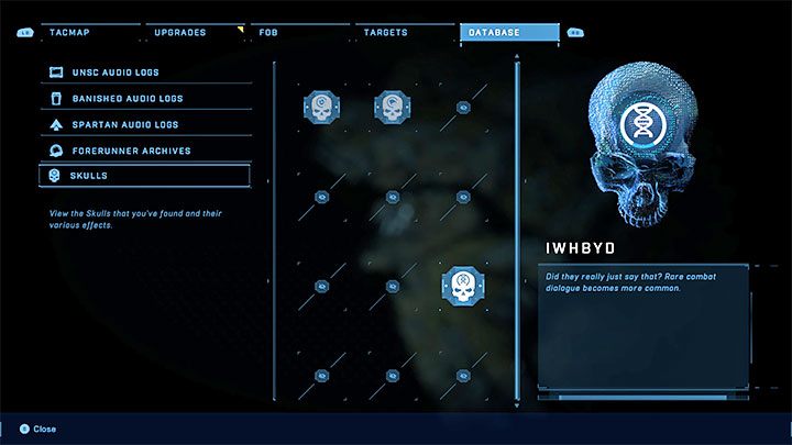Der Schädel erhöht die Häufigkeit von Dialogen während Kämpfen - Halo Infinite: Iwhbyd, 9. Schädel (Der Turm) - Ort, wo zu finden - Schädel - Halo Infinite Guide