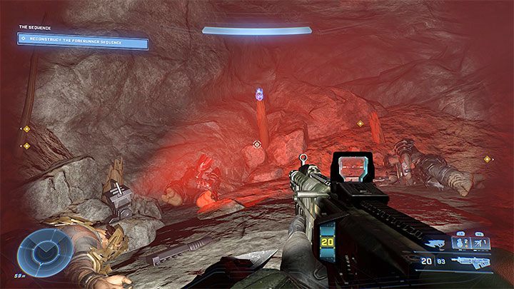 Der Schädel befindet sich in einer neu entdeckten Höhle hinter dem Wasserfall – Halo Infinite: Black Eye, 11. Schädel (offene Welt) – Ort, wo zu finden?  - Schädel – Halo Infinite Guide