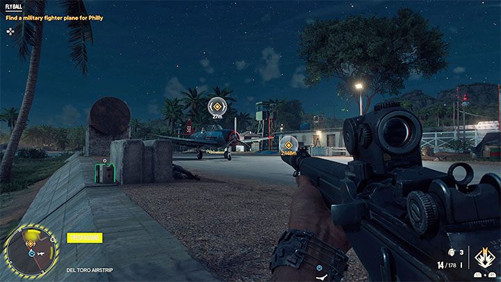 Die Landebahn wird von feindlichen Soldaten bewacht, obwohl es nicht zwingend erforderlich ist, sie alle zu eliminieren – Far Cry 6: Fly Ball – Komplettlösung – Madrugada – Far Cry 6 Guide