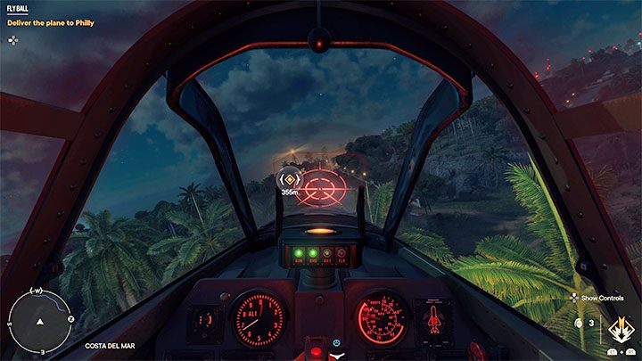 Das Ziel wird auf der Karte angezeigt, und es ist am besten, in einer geraden Linie und in größerer Höhe dorthin zu fliegen, um mögliche Komplikationen zu vermeiden – Far Cry 6: Fly Ball – Komplettlösung – Madrugada – Far Cry 6 Guide