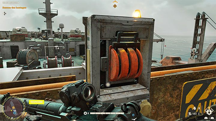 Sobald Sie alle Feinde an Bord des Schiffes eliminiert haben, finden Sie den interaktiven Hebel – Far Cry 6: The New Revolution – Komplettlösung – El Este – Far Cry 6 Guide