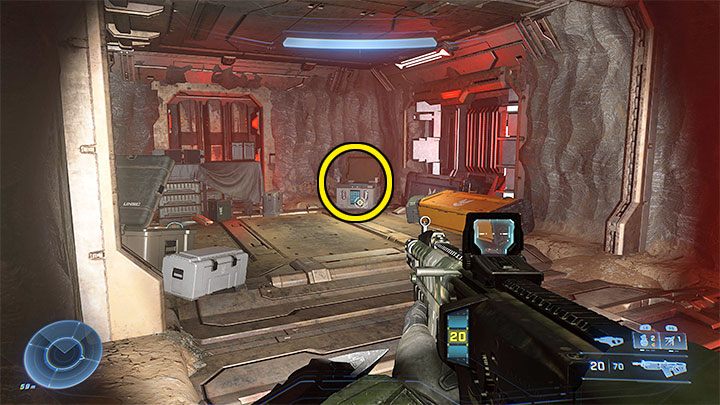 Erkunden Sie den neu freigeschalteten Tunnel, um den Ort mit dem Spartan Core zu erreichen – Halo Infinite: Armory of Reckoning (Connections) – Collectibles, Spartan Cores, Audio Logs – Contacts – Halo Infinite Guide