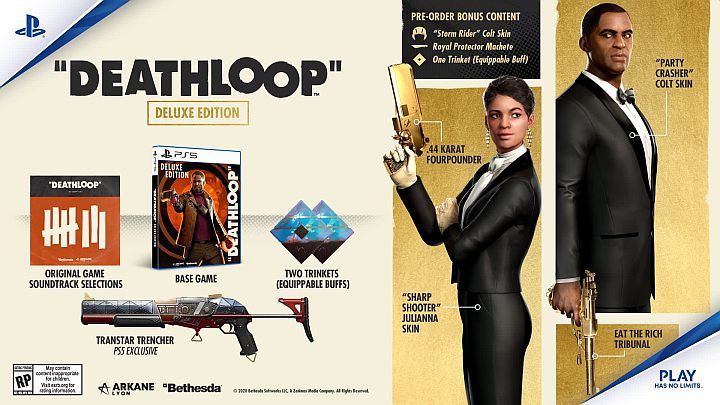 Die Deathloop Deluxe Edition für PlayStation 5 ist als Box oder digital erhältlich – Deathloop: Game Editions – Anhang – Deathloop Guide