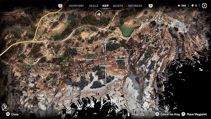 Während Sie die Spielwelt erkunden, können Sie viele Orte finden, die mit einem Fragezeichen markiert sind – Horizon Forbidden West: Anfängerleitfaden – Grundlagen – Horizon Forbidden West Guide