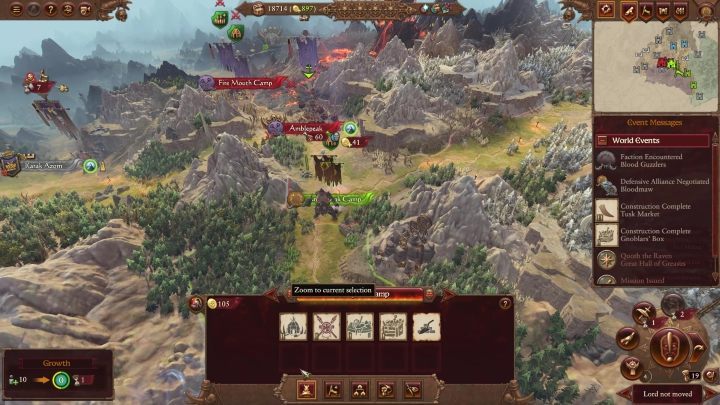 Die Lager verfügen auch über eine Garnison, die Sie direkt in Ihre Armeen rekrutieren können - Total War Warhammer 3: Ogre Kingdoms - Einzigartige Mechaniken - Königreich der Oger - Total War Warhammer 3 Guide