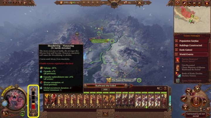 Es zählt die letzten Schlachten, die eine bestimmte Armee gekämpft hat - Total War Warhammer 3: Khorne - Einzigartige Mechanik - Khorne - Total War Warhammer 3 Guide