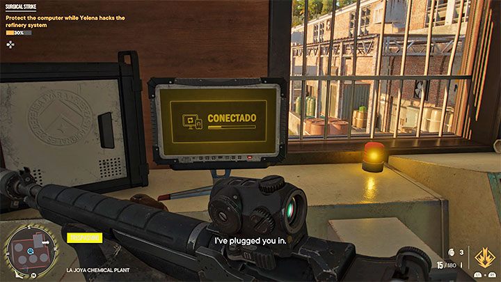 Wenn Sie die Feinde in der Nähe bereits beseitigt haben, sollte Ihnen diese Aufgabe keine Probleme bereiten - Far Cry 6: Surgical Strike - Komplettlösung - El Este - Far Cry 6 Guide