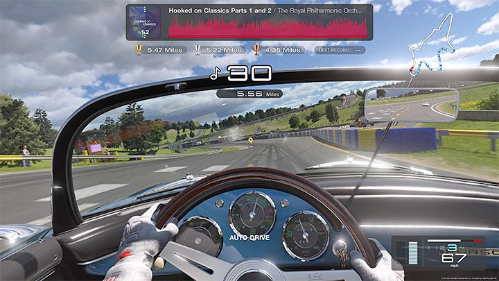 Alle Musik-Rallyes sind Zeitrennen, bei denen es Ihre Aufgabe ist, nachfolgende Kontrolltore zu erreichen, bevor die Zeit abläuft - Gran Turismo 7: Karrieremodus - Kapitel / Menüs 1-10 - Karriere - Gran Turismo 7-Spielanleitung