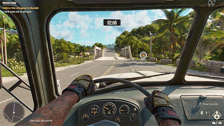 Sie müssen die große Garage erreichen, in der der LKW geparkt ist, der die Flüchtlinge transportieren soll – Far Cry 6: Precious Cargo – Komplettlösung – Valle De Oro – Far Cry 6 Guide