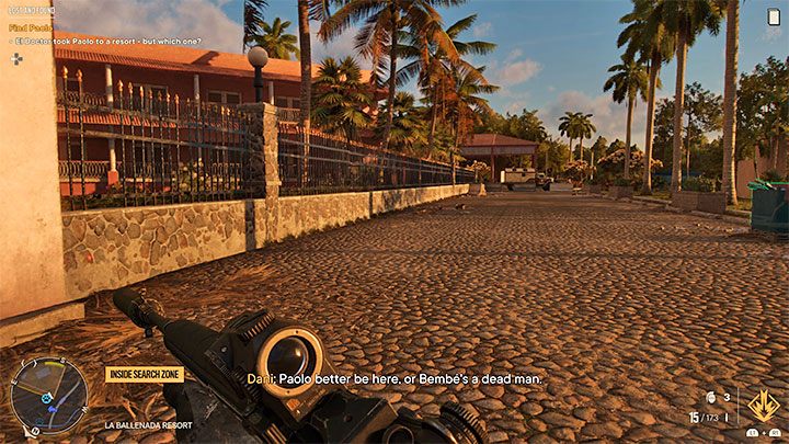 Sie werden von Bembe erfahren, dass Paolo in eines der nahe gelegenen Resorts gebracht wurde – ihre Standorte werden auf der Weltkarte hinzugefügt – Far Cry 6: Lost and Found – Walkthrough – Valle De Oro – Far Cry 6 Guide