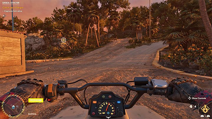 Für die Verfolgungsjagd nutzt ihr am besten eines der in der Gegend abgestellten ATVs - Far Cry 6: Surgical Extraction - Walkthrough - Valle De Oro - Far Cry 6 Guide