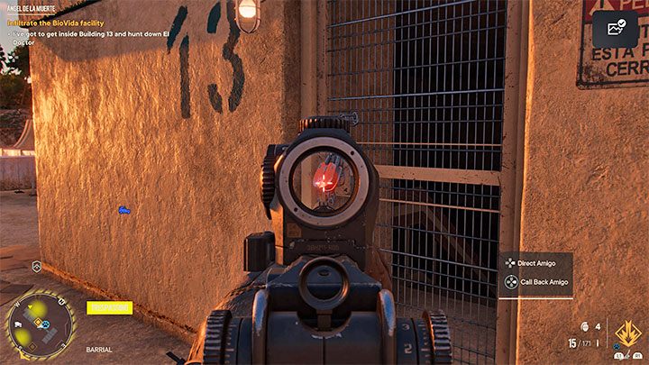 Sobald Sie sich auf dem höchsten Dach befinden, suchen Sie den verschlossenen Eingang – Far Cry 6: Angel De La Muerte – Komplettlösung – Valle De Oro – Far Cry 6 Guide