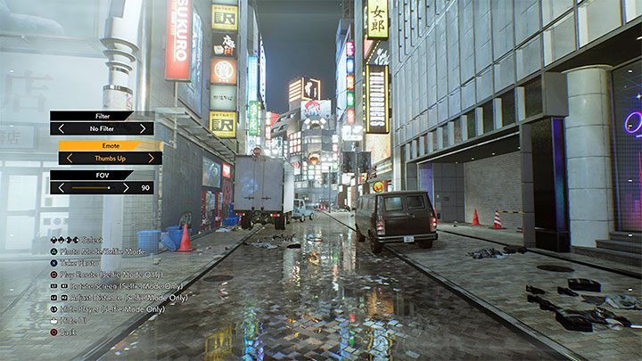 Der Fotomodus funktioniert recht ungewöhnlich, da er das Spiel nicht komplett pausiert – Ghostwire Tokyo: Fotomodus – Anhang – Ghostwire Tokyo Guide
