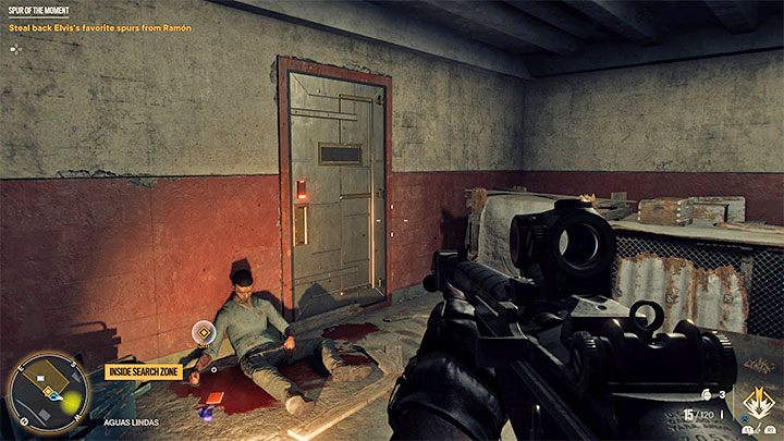 Nachdem Sie den vorgesehenen Ort erreicht haben, müssen Sie den im Bild gezeigten Tunneleingang lokalisieren – Far Cry 6: Spur of the Moment – ​​Komplettlösung – Yaran-Geschichten – Madrugada – Far Cry 6 Guide