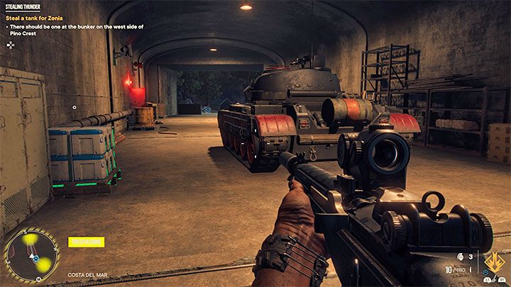 Sie müssen nicht alle Feinde im Tunnel und in der näheren Umgebung töten, da Sie sich genauso gut darauf konzentrieren können, den Panzer zu stehlen – Far Cry 6: Stealing Thunder – Walkthrough – Madrugada – Far Cry 6 Guide