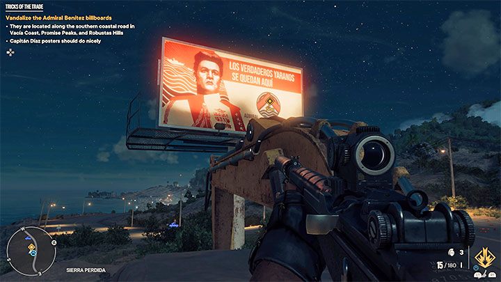 Jedes Mal, wenn Sie eine neue Werbetafel finden, müssen Sie darauf klettern – Far Cry 6: Tricks of the Trade – Walkthrough – Orange Stories – El Este – Far Cry 6 Guide