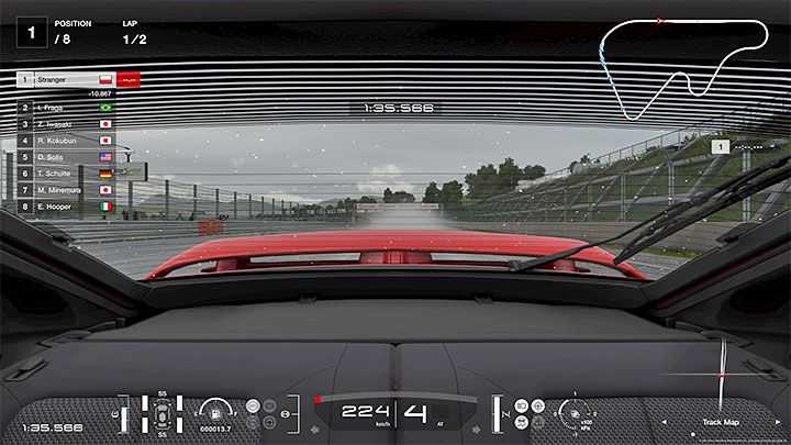 In Gran Turismo 7 sollten Sie häufig die Möglichkeit nutzen, zurückzublicken, indem Sie L1 gedrückt halten - Gran Turismo 7: Den optimalen Kameramodus auswählen - Grundlagen - Gran Turismo 7-Anleitung