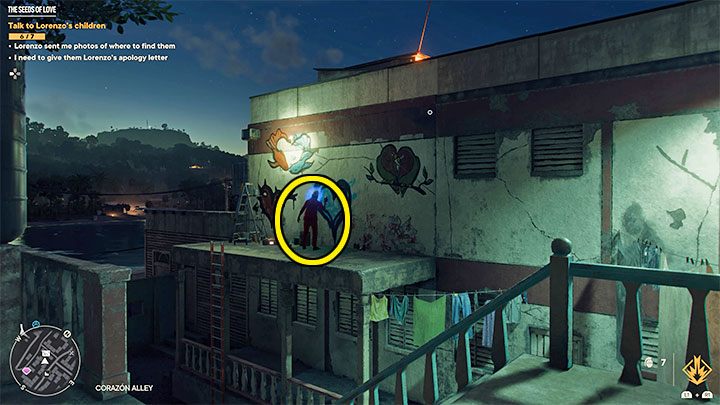 Xiomara wird damit beschäftigt sein, Graffiti an eine der Wände zu malen, wie im obigen Screenshot – Far Cry 6: The Seeds of Love – Walkthrough – El Este – Far Cry 6 Guide