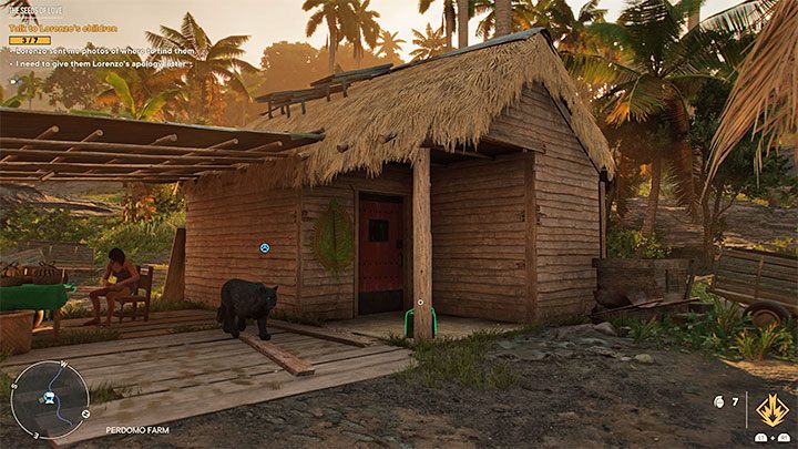 Sie können den Schlüssel verwenden, um die im obigen Screenshot gezeigte Hütte zu öffnen – Far Cry 6: The Seeds of Love – Komplettlösung – El Este – Far Cry 6 Guide