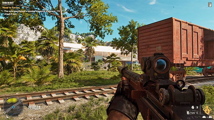Feroza ist eine Stadt mit einem Depot voller Container – Far Cry 6: Boom or Bust – Walkthrough – Orange Stories – Valle De Oro – Far Cry 6 Guide