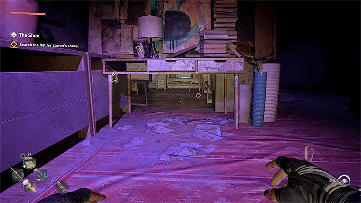 Sie müssen die Treppe benutzen, um in die obere Etage der Wohnung zu gelangen – Dying Light 2: The Shoe – Komplettlösung – Story-Quest – Leitfaden zu Dying Light 2