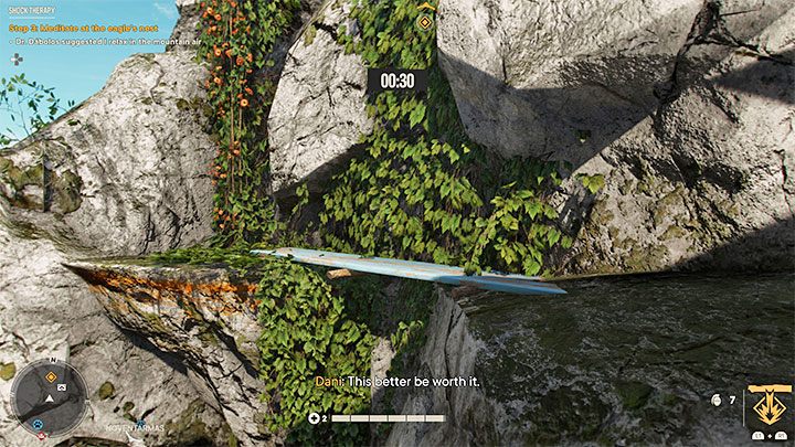 Diesmal markiert das Spiel den Ort des Adlernests auf der Weltkarte – es ist einer der Berge aus der Subregion Noventarmas – Far Cry 6: Shock Therapy – Walkthrough – Valle De Oro – Far Cry 6 Guide