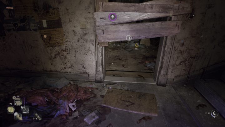 Nachdem Sie das Gebäude betreten haben, ducken Sie sich und gehen Sie in den Raum auf der rechten Seite – Dying Light 2: All in the Family – Komplettlösung – Nebenquests – Dying Light 2 Guide