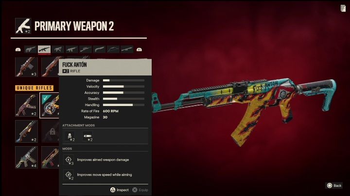 Besonderheiten: F*ck Antó – Far Cry 6: Gewehre, Einzigartige Waffen – Liste – Einzigartige Waffen – Far Cry 6 Guide