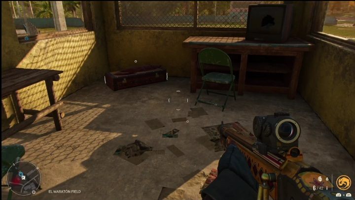 Die Kiste mit der Waffe befindet sich auf dem Spielplatz – Far Cry 6: Pistolen, einzigartige Waffen – Liste – einzigartige Waffen – Far Cry 6 Guide