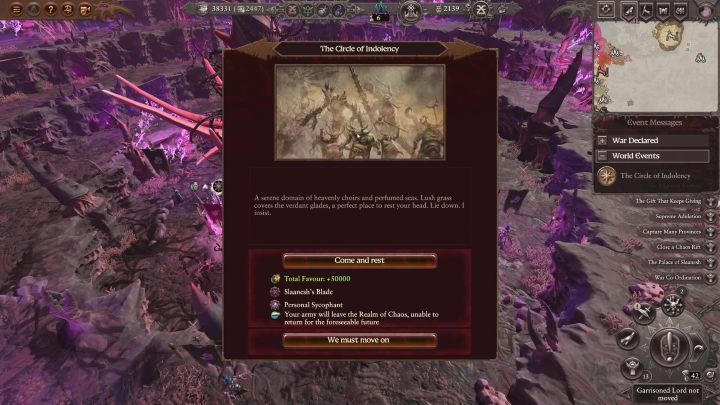 Das größte Hindernis ist jedoch Ihre eigene Gier - Total War Warhammer 3: Slaanesh Realm - Kingdom of Chaos - Total War Warhammer 3 Guide