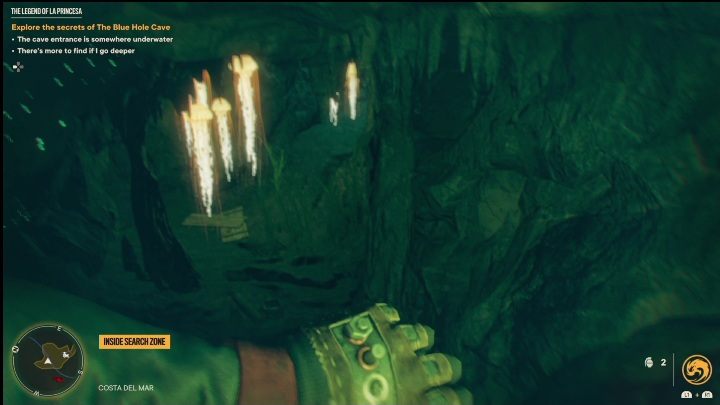 Gehen Sie zu den Quallen, die unter Wasser schwimmen - Far Cry 6: Die Legende von La Princesa - Schatzsuche (Madrugada) - Madrugada - Far Cry 6 Guide