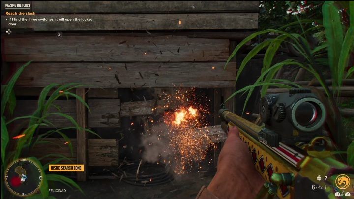 Beginnen wir mit dem gelben Gebäude – Far Cry 6: Passing the Torch – Treasure Hunts (El Este) – El Este – Far Cry 6 Guide