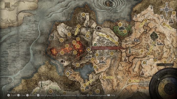 Nachdem Sie Azur getroffen haben, müssen Sie zu Sorceress Sellen - Elden Ring zurückkehren: Sorceress Sellen - Quests - Elden Ring Guide