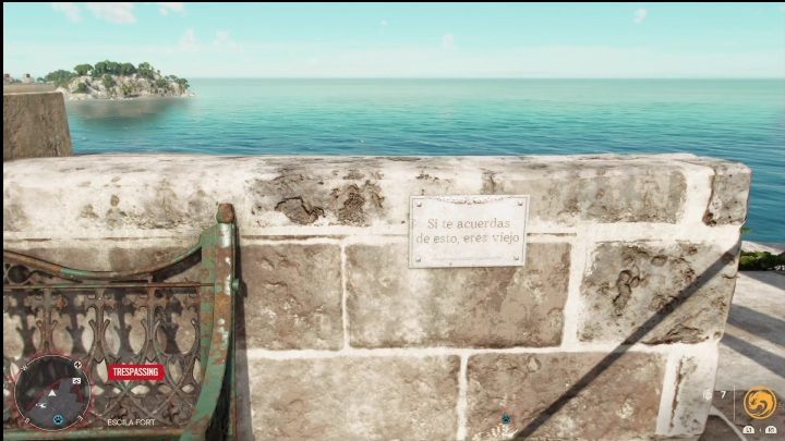 Dieses Dokument ist eine Tafel, die an der Wand hängt – Far Cry 6: Valle De Oro 3/3, Hidden Histories – Liste – Hidden Histories – Far Cry 6 Guide